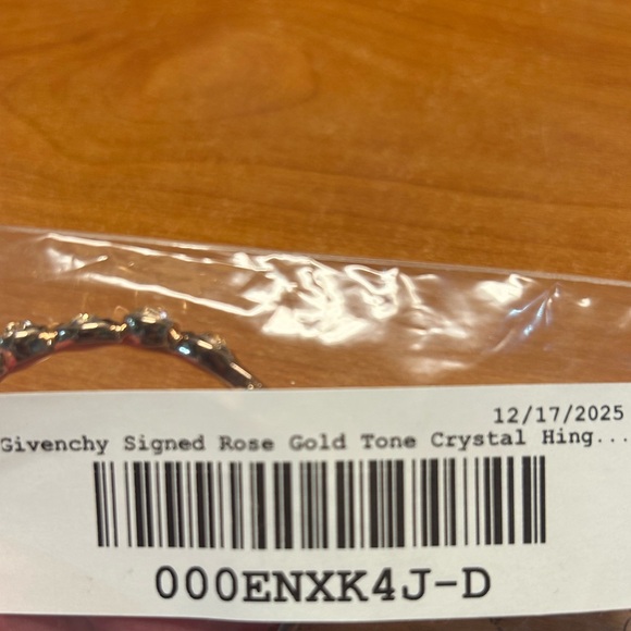 Givenchy Gold Crystal Bracelet - Picture 6 of 6